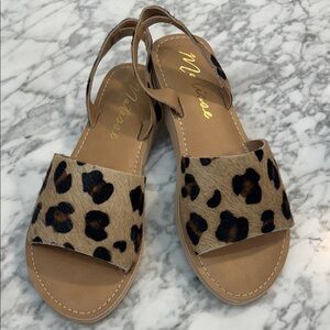 Matisse Leopard Print Sandals